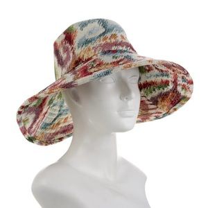 Autumn Adeigbo Wide Brim Hat. Multi-Color